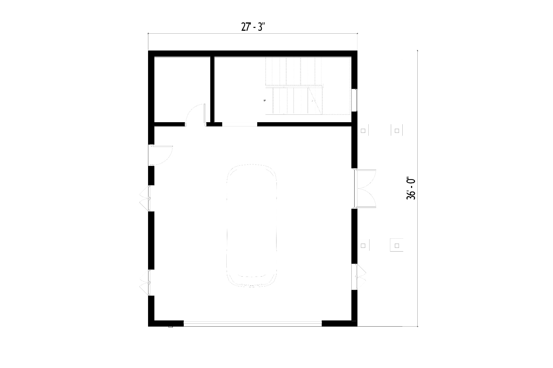Wilson Peak lower level floor plan